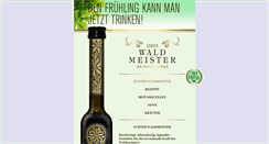 Desktop Screenshot of echter-waldmeister.de